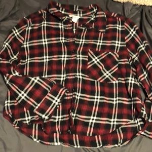 Crop top flannel